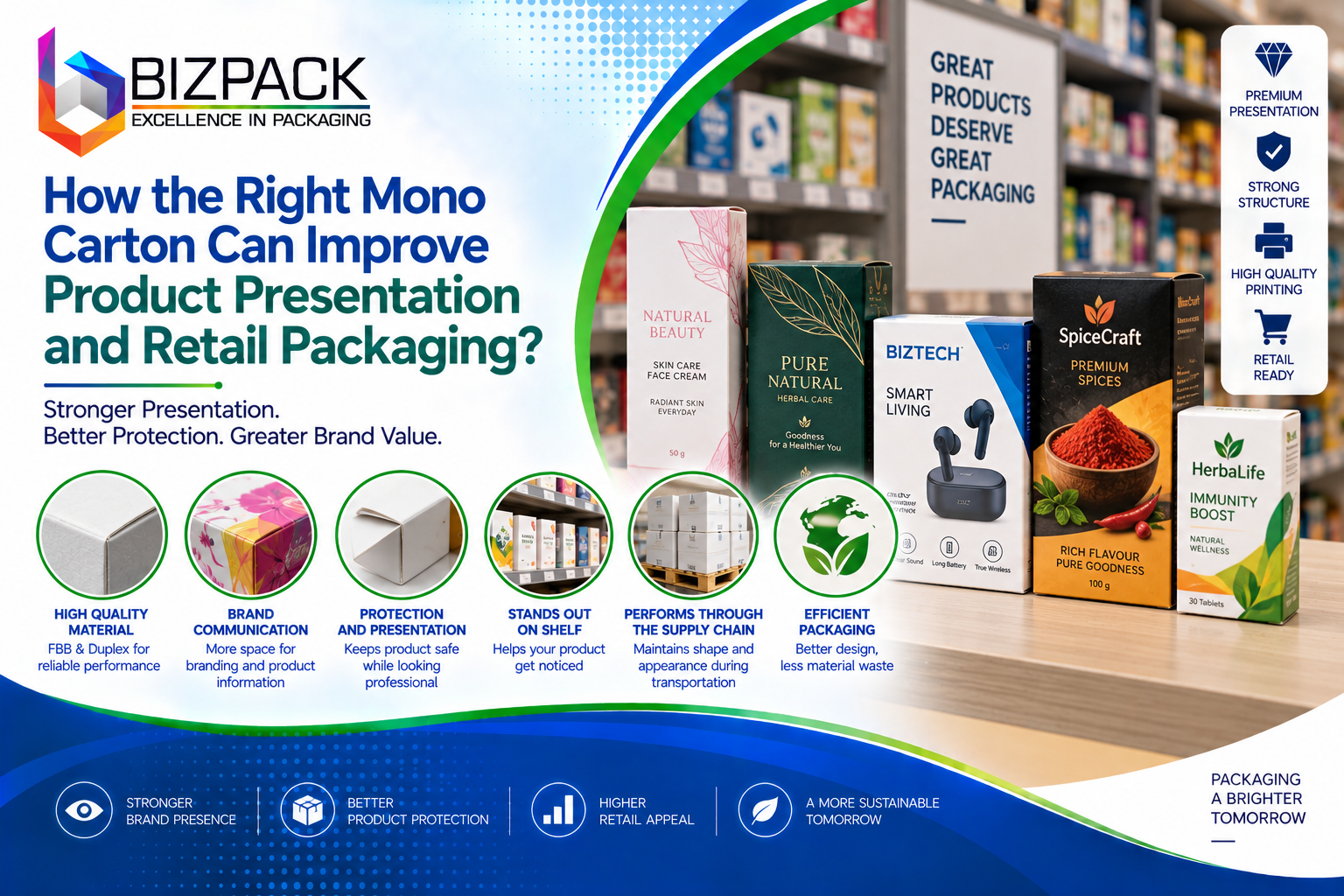 How the Right Mono Carton Can Improve Product Presentation and Retail Packaging?